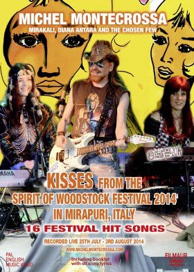 Kisses from the Spirit of Woodstock Festival 2014 in Mirapuri, Italy